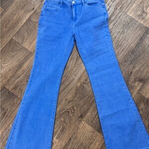 Zenana  Bright Blue Flare Jeans